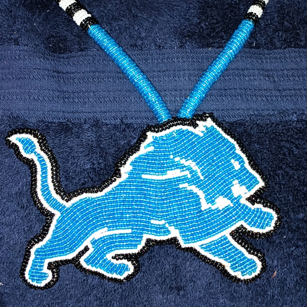 Native American handcrafted beadwork.